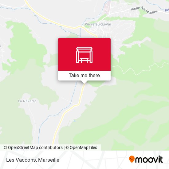 Les Vaccons map