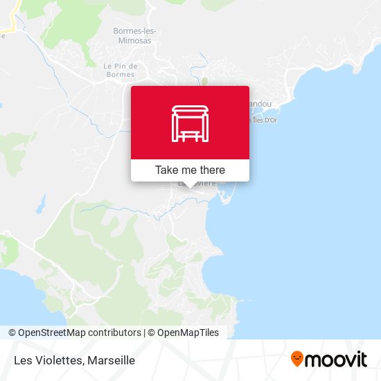 Les Violettes map