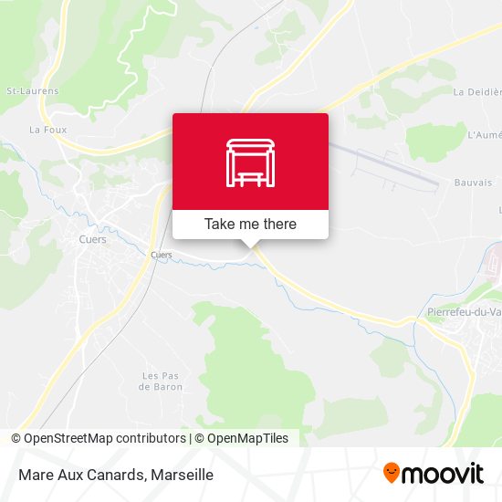 Mare Aux Canards map