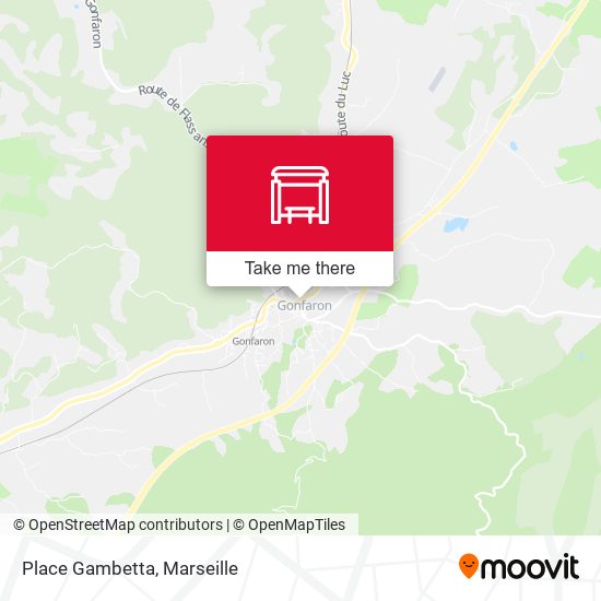 Place Gambetta map