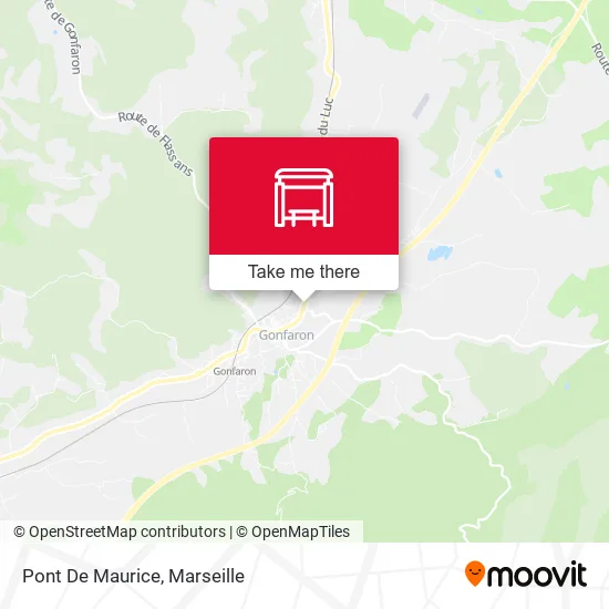 Pont De Maurice map