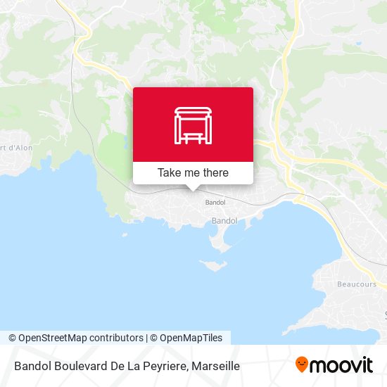 Bandol Boulevard De La Peyriere map