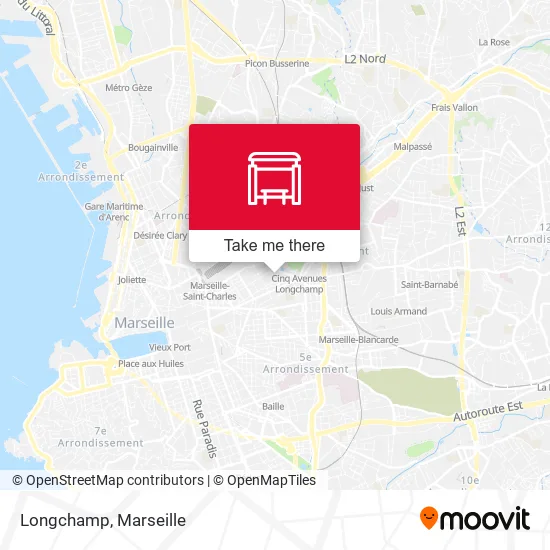 Longchamp map