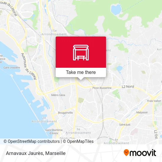 Arnavaux Jaurès map