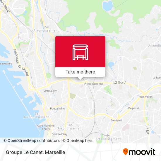 Groupe Le Canet map