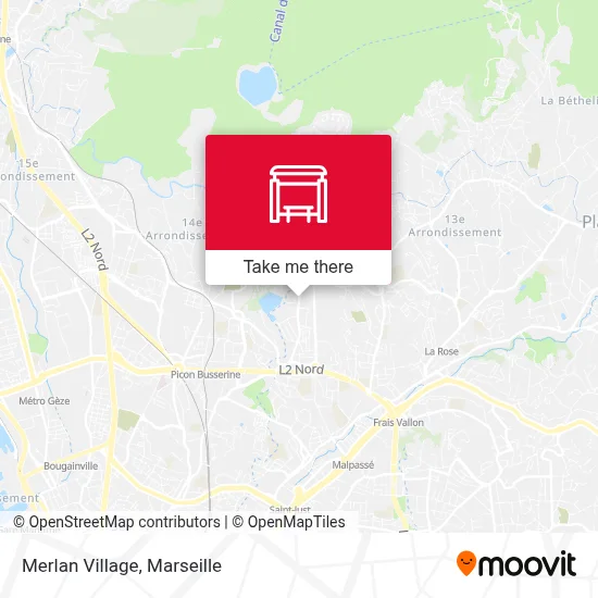 Merlan Village map
