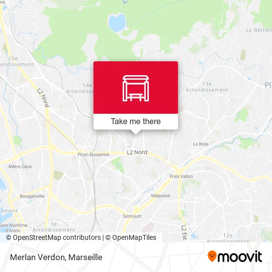 Merlan Verdon map