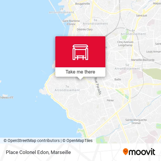 Place Colonel Edon map