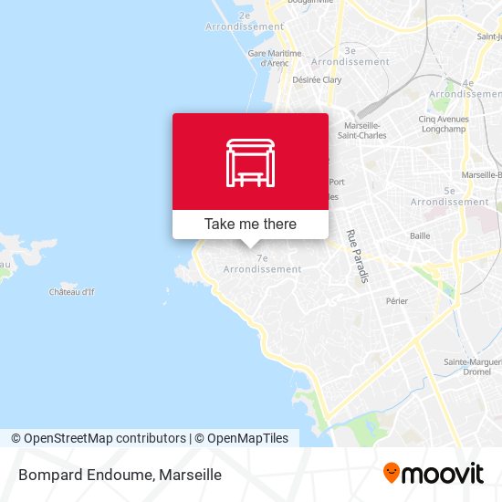 Bompard Endoume map