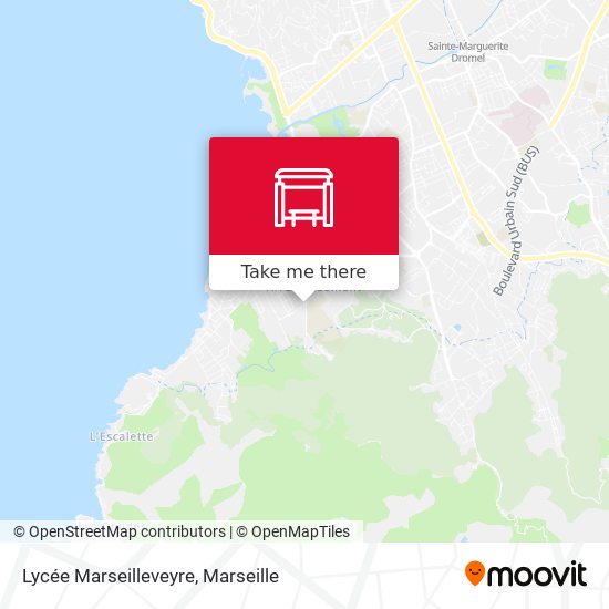 Mapa Lycée Marseilleveyre