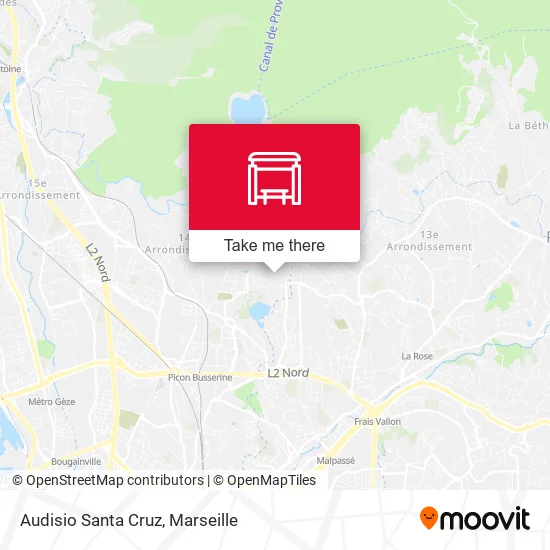 Audisio Santa Cruz map