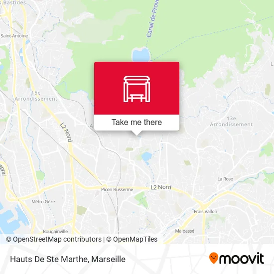 Hauts De Ste Marthe map