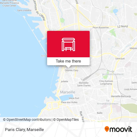 Paris Clary map