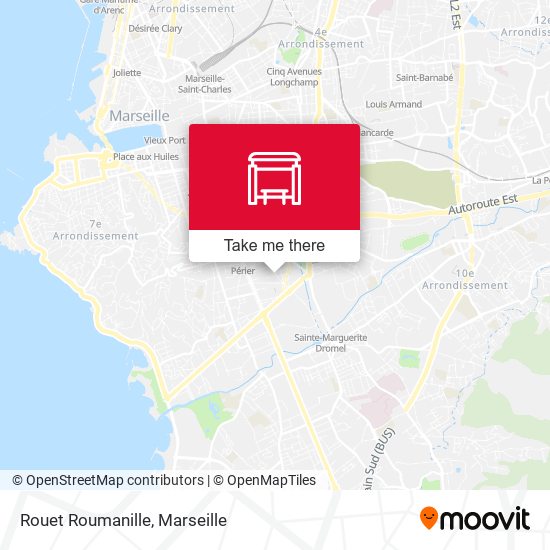 Rouet Roumanille map
