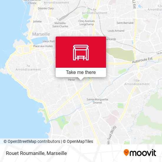 Rouet Roumanille map