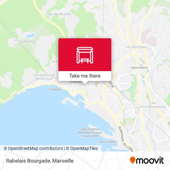 Rabelais Bourgade map