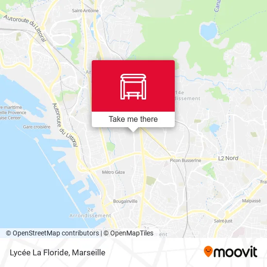 Lycée La Floride map
