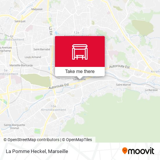 La Pomme Heckel map