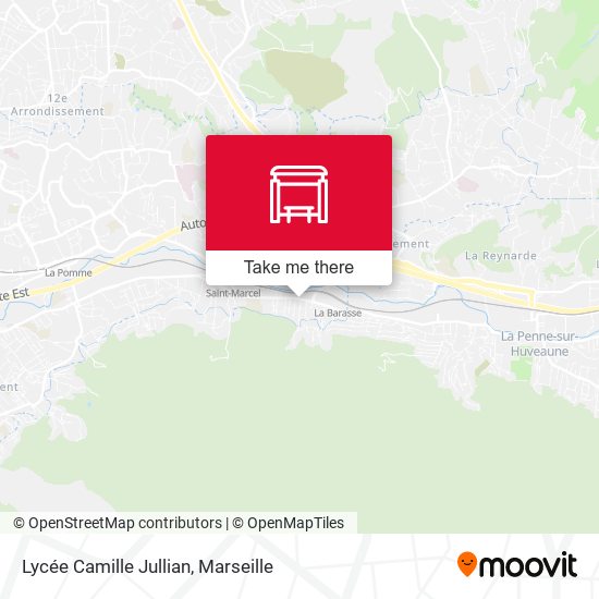 Lycée Camille Jullian map