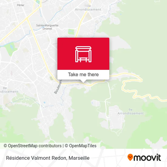 Résidence Valmont Redon map