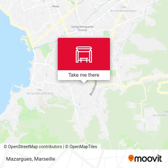 Mazargues map