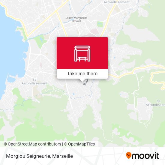 Mapa Morgiou Seigneurie