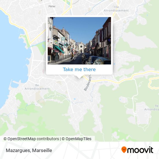 Mazargues map