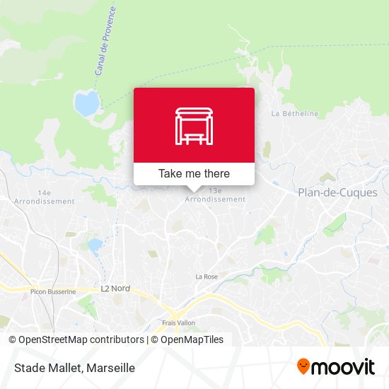 Stade Mallet map