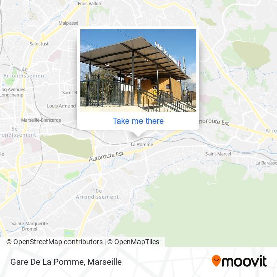 Gare De La Pomme map