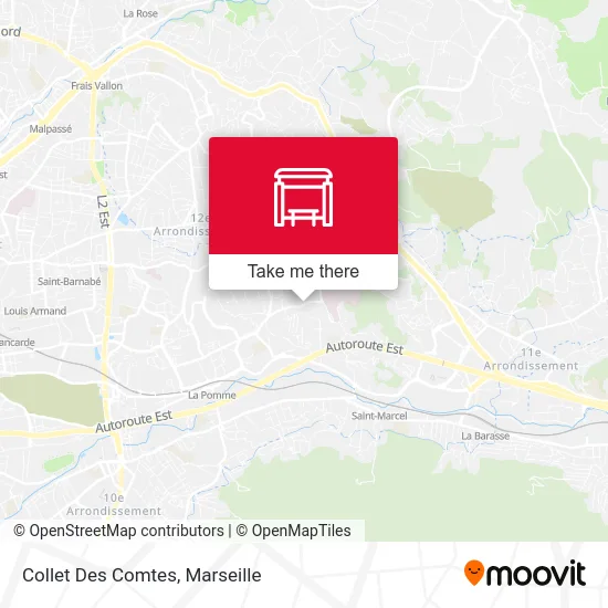 Collet Des Comtes map