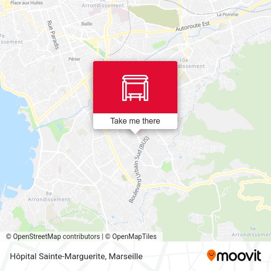 Hôpital Sainte-Marguerite map