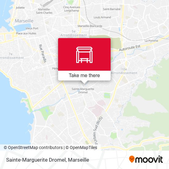 Mapa Métro Ste Marguerite Dromel