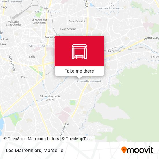 Les Marronniers map