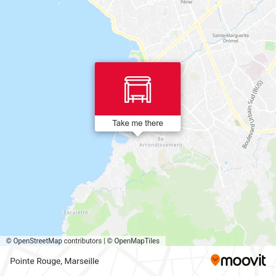 Pointe Rouge map