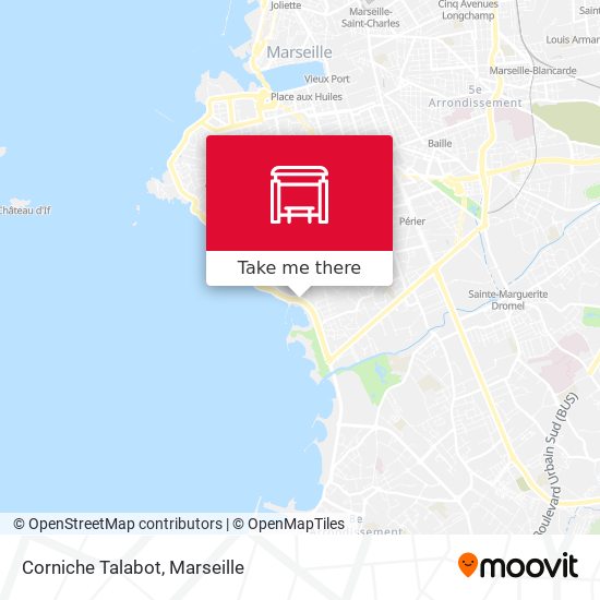 Corniche Talabot map