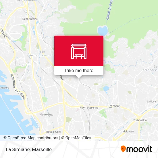 La Simiane map