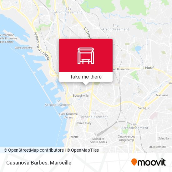 Casanova Barbès map