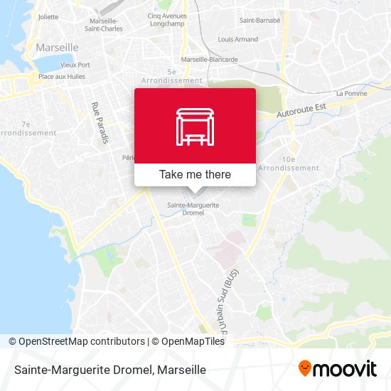 Mapa Métro Ste Marguerite Dromel