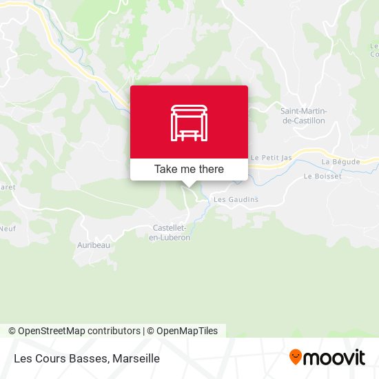 Les Cours Basses map
