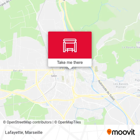 Lafayette map