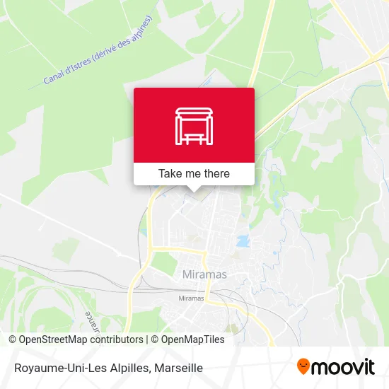 Royaume-Uni-Les Alpilles map