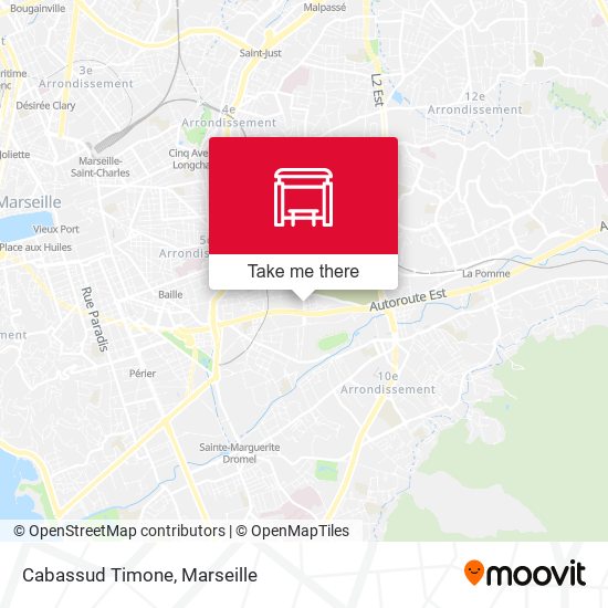 Cabassud Timone map