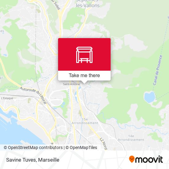 Savine Tuves map