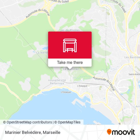 Marinier Belvédère map