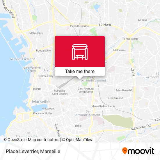 Place Leverrier map