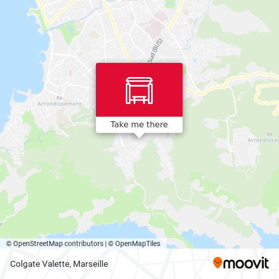 Mapa Colgate Valette