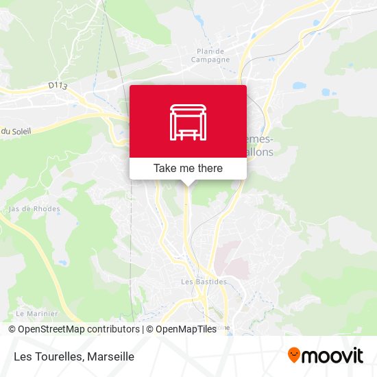 Les Tourelles map