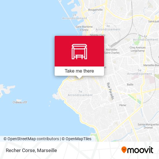 Recher Corse map