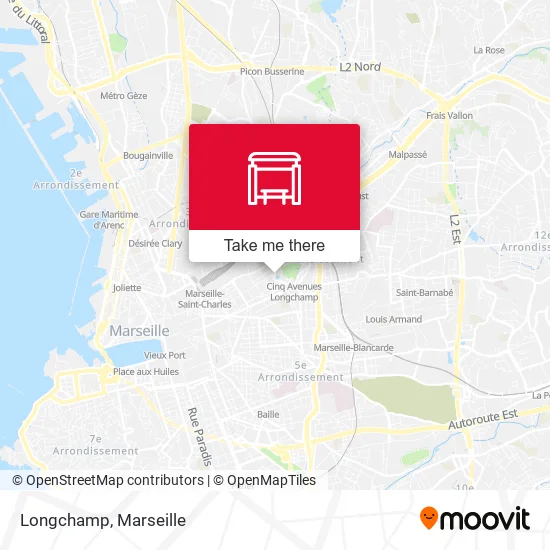 Longchamp map