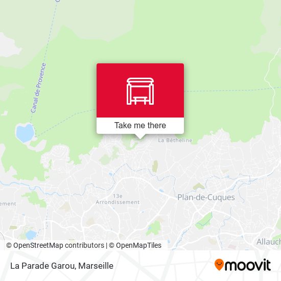 La Parade Garou map